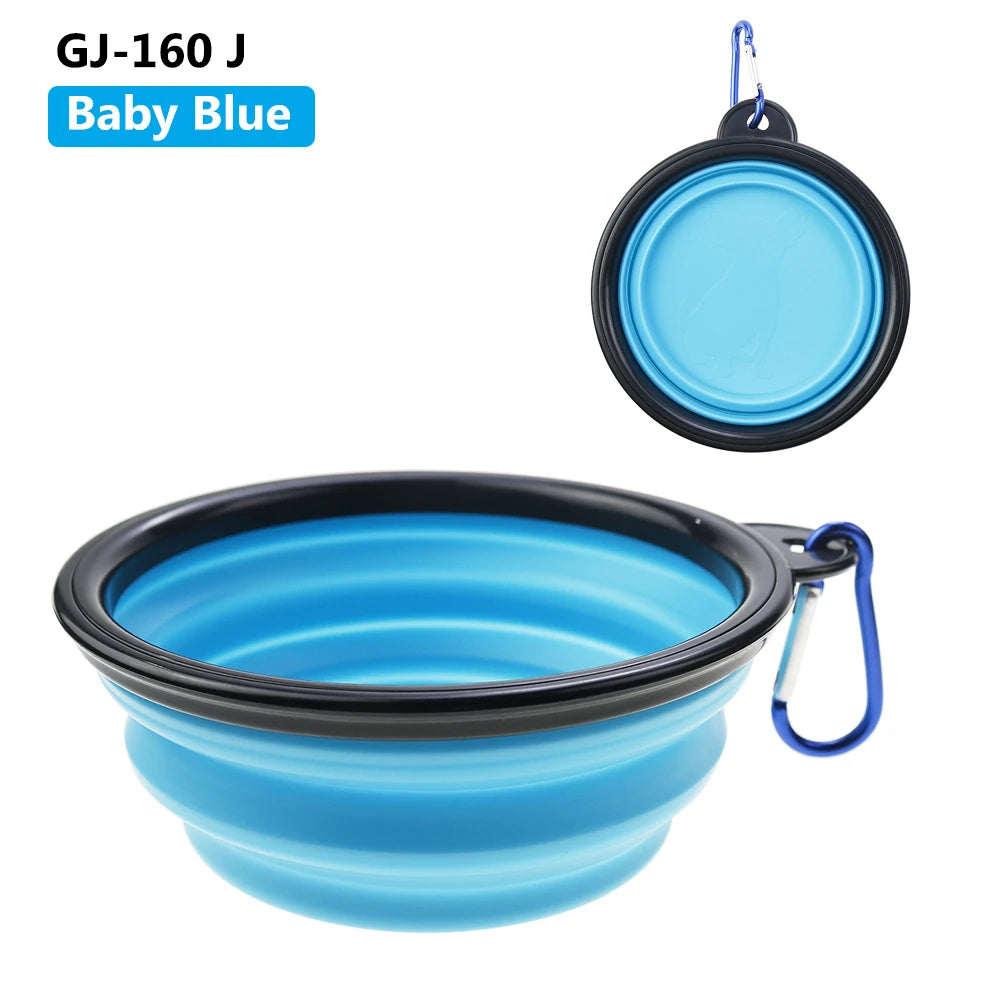 Cuenco Plegable de Silicona para Perros — 350 ml | Portátil y Ligero